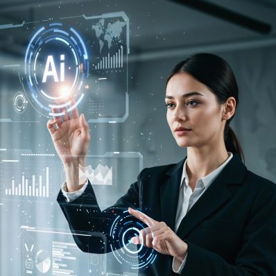 businesswoman-interacting-with-ai-hologram-office LinkedIn